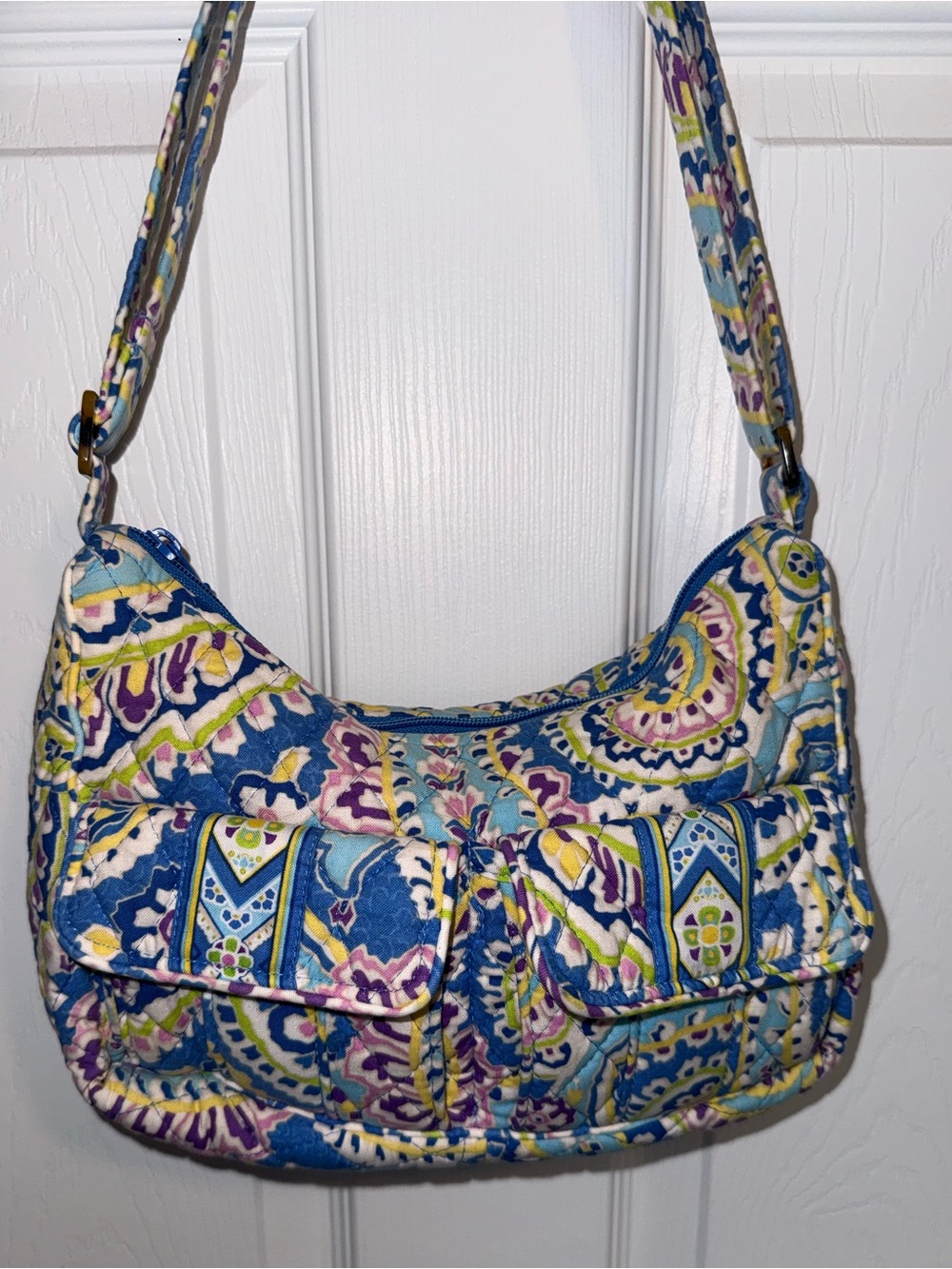 Vera Bradley Libby Crossbody in Capri Blue